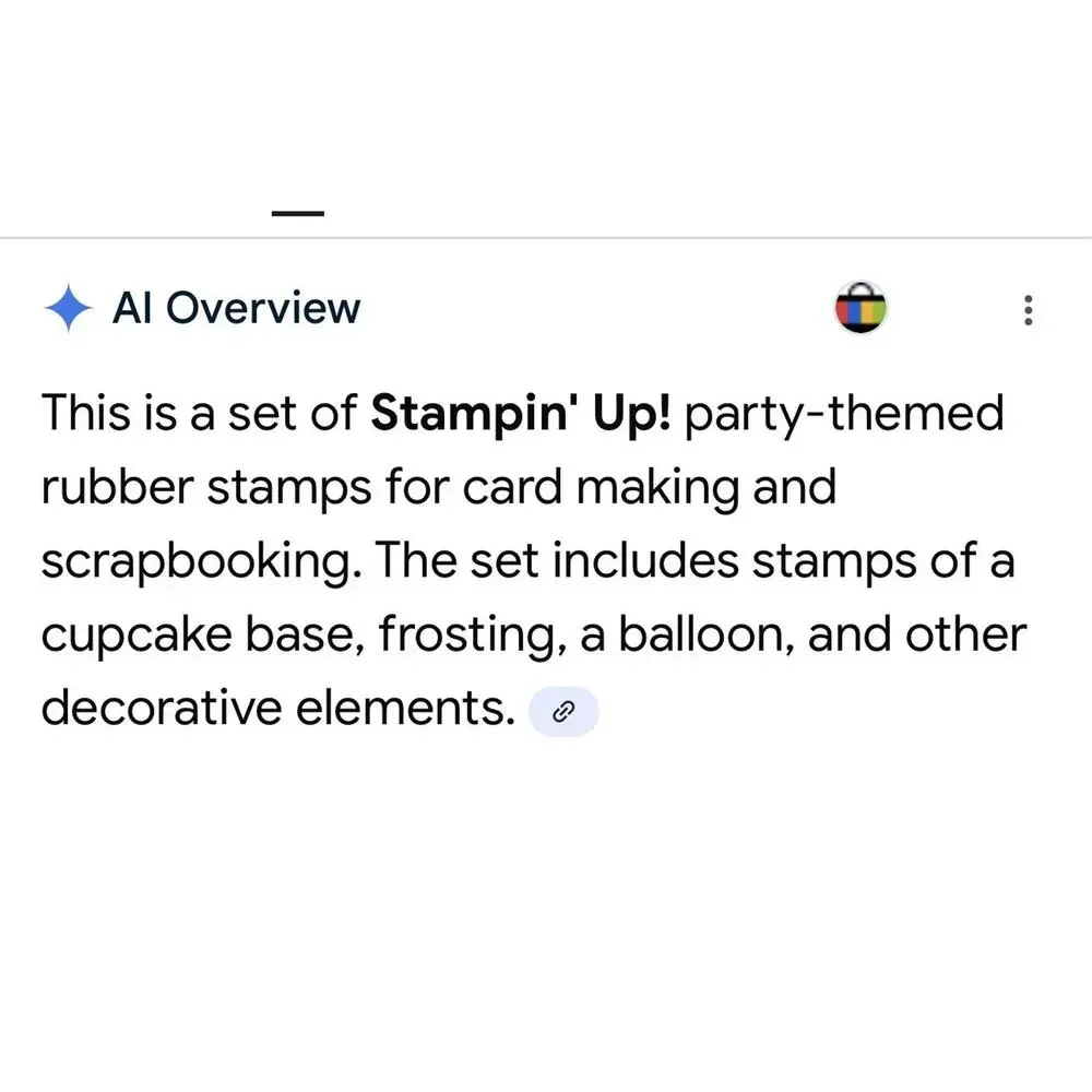 Stampin Up Party Favors Set - VINTAGE - 7 Stamps